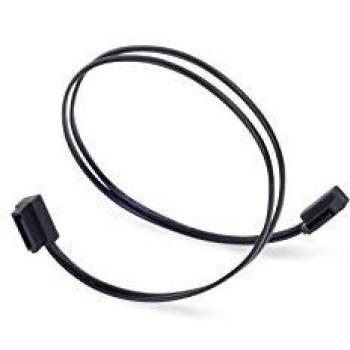 Silverstone SST-CP11-300 - Cable SATA III Ultra Delgado 6Gbps, ángulo de 90°, Conectores de Perfil súper bajo, 30cm