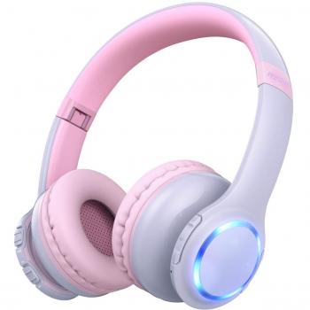 Mpow CH9 Auriculares para niños para niños, Adultos con micrófono en línea Volumen Incluido Bolso de Tela Auriculares Plegables con Enchufe de 3.5 mm Cable extraíble