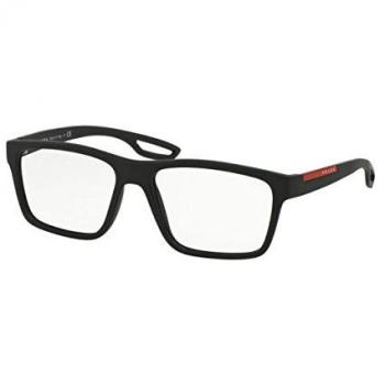 Prada Linea Rossa 0PS 07FV, Monturas de Gafas para Hombre, Black Rubber, 54