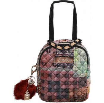 Anekke Preciosa mochila pequeña de terciopelo