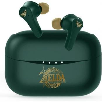 Auriculares Inalámbricos True Wireless The Legend of Zelda: Tears of the Kingdom OTL, Color Verde, TWS EarPods