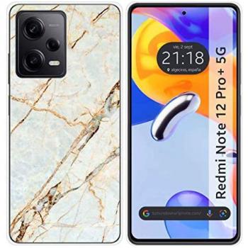 Funda de Silicona Personalizada para Xiaomi Redmi Note 12 Pro+ Plus 5G con Diseño de Mármol 13