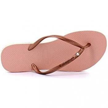 Havaianas Slim Crystal Swarovski II Infraditos para Mujer Ballet Rosa
