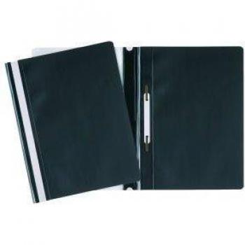 Carpeta de Fastener A4 de PVC Negro DURABLE, DIN A4, lámina rígida