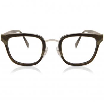 Retrosuperfuture NUMERO 23 4O2 Gafas Recetadas para Mujer Negras con armazones y lentes de 52