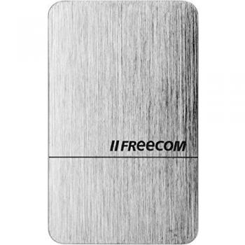 Freecom mSSD MAXX - 512 GB - 59g - Plateado - SSD Externo - a Prueba de Golpes - USB 3.0 - para Windows y Mac OS X - USB-C - Unidad portátil - Transferencia de Datos de hasta 715 MB/s