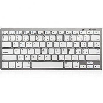 Ewent EW3146 - Teclado Bluetooth para tablet/smartphone, Negro
