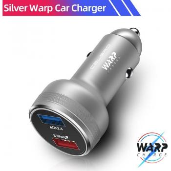 Cargador de Coche USB Dual One Plus Warp Dash con Cable, 30W Carga Rápida para OnePlus Nord 8, 7T, 7 Pro, 6T y 5T