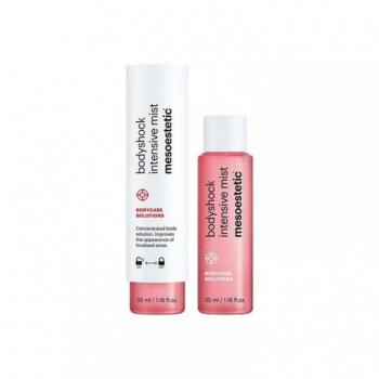 Mesoestetic Bodyshock® Intensive Mist - Crema Bifásica con Extracto de Cardo Mariano, Cafeína y Arnica para Zonas Rebeldes