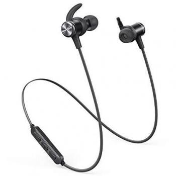 Anker Soundcore Spirit Sports Earphones Auriculares Bluetooth inalambricos, con Bluetooth 5.0, batería de 8 horas, impermeable IPX7, ajuste seguro para deporte y entrenamientos, con micrófono