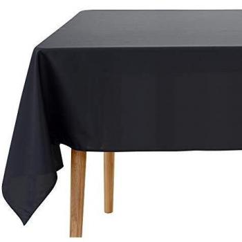 UMI. by Amazon Mantel Mesa Comedor Impermeable Manteles para Restaurantes Comedor Cocina Gris Oscuro