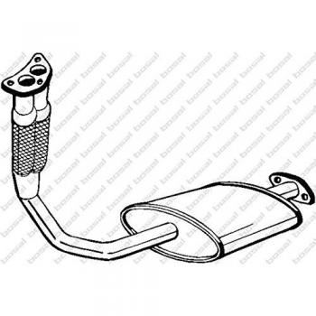 Bosal 154-019 Silenciador posterior