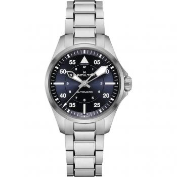 Hamilton Khaki Aviation Pilot 36mm Automatic Stainless Steel Blue Dial Watch H76215140