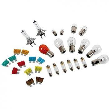 Lampa - Kit de 18 bombillas y 12 fusibles con 2 x H7, 24V, 98267