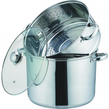 kamberg® – Cuscusera 6 litros en acero inoxidable de alta calidad.