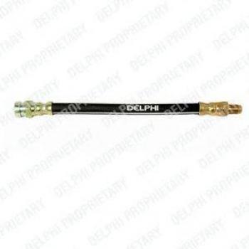 Tubo de freno y latiguillo de freno DELPHI LH6316, fabricado en acero, con conexiones roscadas, compatible con sistemas de frenos hidráulicos, diseñado para vehículos específicos según la referencia LH6316
