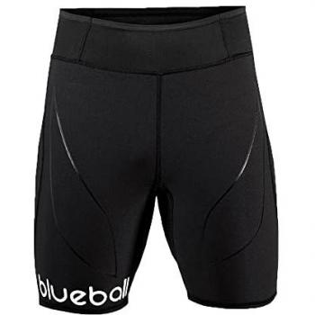 Mallas Cortas de Compresión para Running con Bolsillo Black XXL Hombre