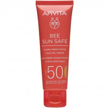 Apivita Bee Sun Safe Hydra Fresh Tinted Face Gel Cream SPF50 50ml