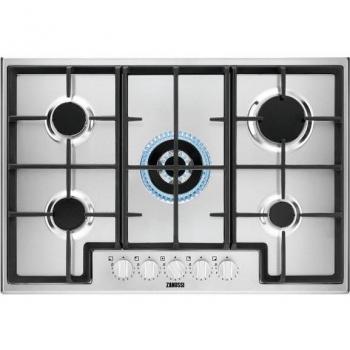 Placa de gas Zanussi ZGH76528XS Inox 75cm 5 quemadores StepPower