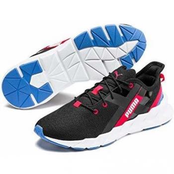 PUMA Weave XT Shift Q4 Wn's, Zapatillas Deportivas para Interior para Mujer, Black-Nrgy Rose, 36 EU