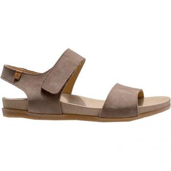 Sandalias planas de mujer El Naturalista N5650 Zumaia marrón