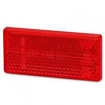 HELLA 8RA 004 412-021 Reflector - Color de tulipa: rojo - pegado
