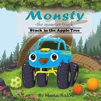 Monsty el Monster Truck Atascado en el Manzano