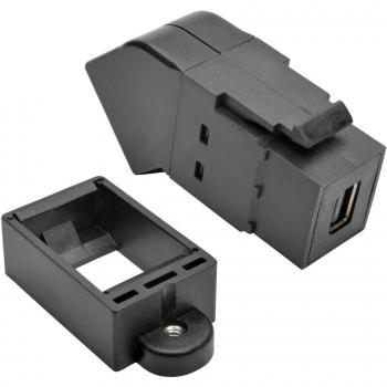 Tripp Lite Mini DisplayPort to DisplayPort Keystone/Panel Mount Angled Adapter