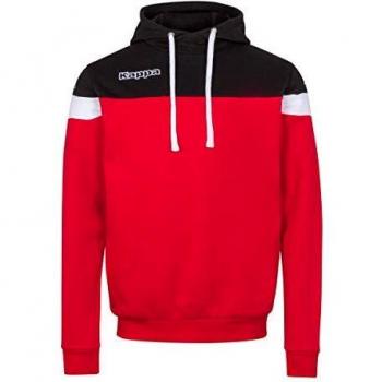 Kappa Accio Hoodie Sudadera de Capucha, Niños, Azul/Negro/Blanco, 12Y