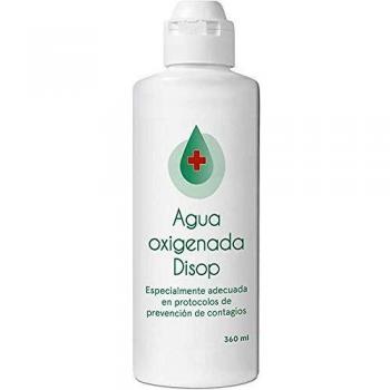 Disop Agua Oxigenada, Peróxido de Hidrógeno al 3%, 360 ml