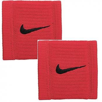 Nike Dri-Fit - Pulseras, Rojo Universidad/Negro