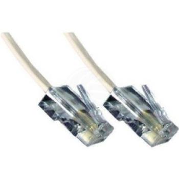 Cablematic - Cable Telefónico 4-Hilos RJ11 LSHF