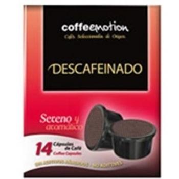 Coffeeemotion - Cafe Descafeinado Selección Colombia, Brasil E India. Pack 14 Capsulas.