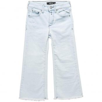 REPLAY Girls Kids Flared Jeans Light Blue in Size 10 Years