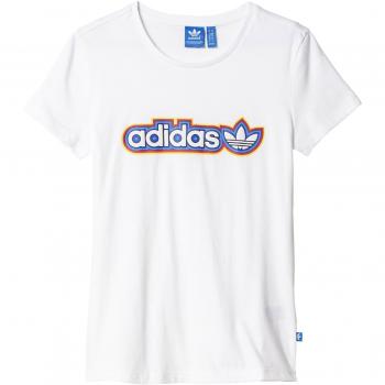 adidas T-Shirt - Camiseta para mujer, color blanco , talla 40