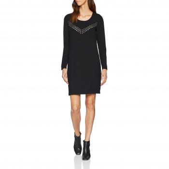 Le Temps des Cerises FADRIENNE0000ML, Vestido para Mujer, Negro