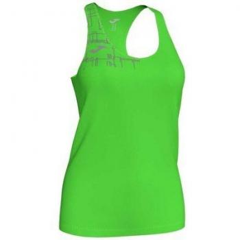 Camiseta sin mangas mujer Joma Elite VIII verde flúor