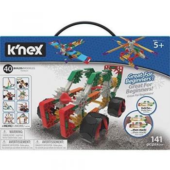 K'Nex Beginner 40 Model Set-141 Parts-Ages 5 & Up-Creative Building Toy, Multi Juego de construcción, multicolor