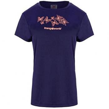 Trangoworld Taya Camiseta, Mujer, Azul Noche, XL