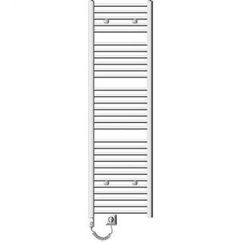 Radiador eléctrico de toallas ECD Alemania 1200W - 500 x 1800 mm - Blanco - Recto con conexión lateral
