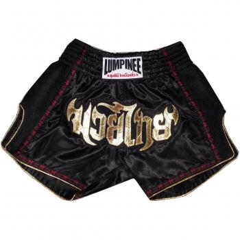 Lumpinee Retro Muay Thai Boxeo Tailandes Pantalones LUMRTO-003-Black size XXL