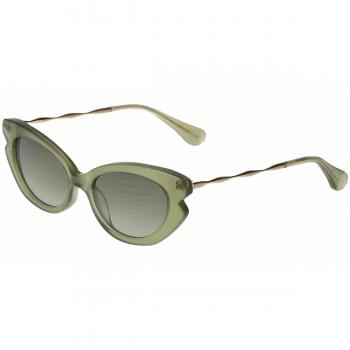 Scotch & Soda 7040 571 Women's Sunglasses Green Size 52