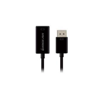Adaptador de cable de vídeo Iogear GDPHD4KA 0,086 m DisplayPort a HDMI tipo A (Estándar) Negro