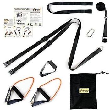 WOSS 3000 Equalizer Suspension Trainer, Black, Made in USA
