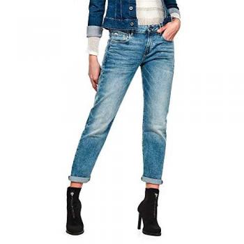 G-Star RAW Women's Kate Boyfriend Jeans, Light Indigo Aged, Casual Denim, Size 33W/30L
