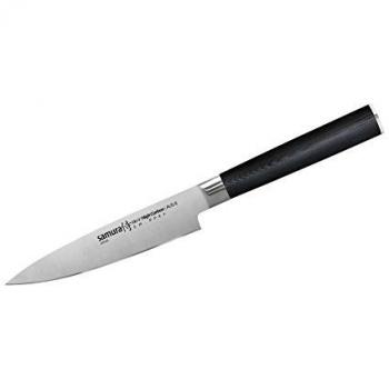 Samura MO-V 12.5cm Professional Utility Knife - Japanese Stainless Steel, Engravable, Stylish Design
