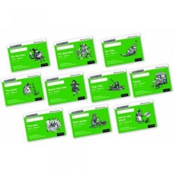 Read Write Inc - Phonics Set 1 Green Story Books - Black and White Pack of 10 (Tapa blanda)