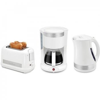 Tostadora Moulinex Principio Plus LT162111 - 2 Ranuras, Acero Blanco e Inoxidable, Tostado Rápido y Uniforme, Descongelación