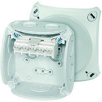 Caja de derivación Hensel DK0202G IP66 5 polos 1,5-2,5 mm² 93x93x62 mm