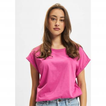 Urban Classics Women's Extended Shoulder Tee in Light Purple
